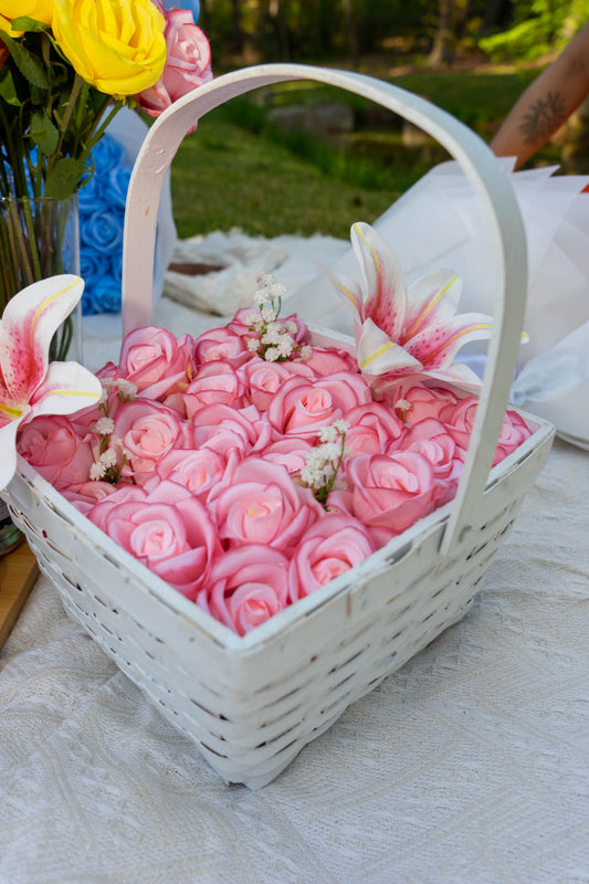 Spring Flower Basket