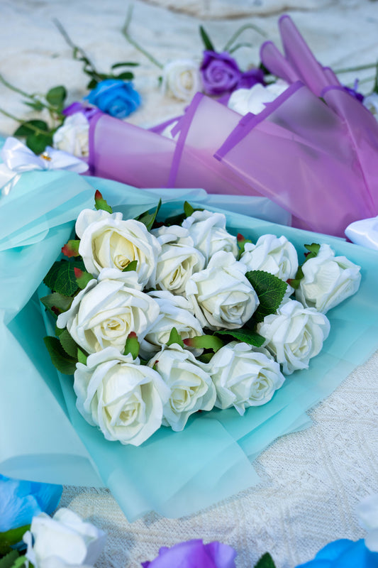 Mother’s Day Flat Wrap Bouquet-(ETERNAL)